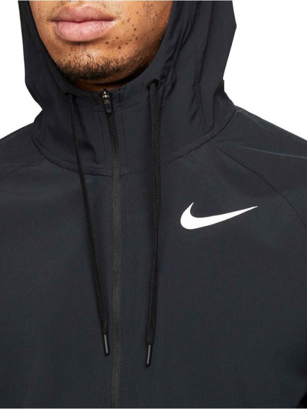 Nike Pro Dri-FIT Flex Vent Max Full Zip Hooded Training Jacket DM5946-011 Large